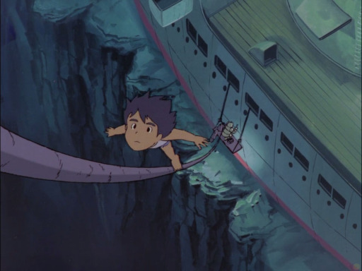 Future Boy Conan 09 patch repairs